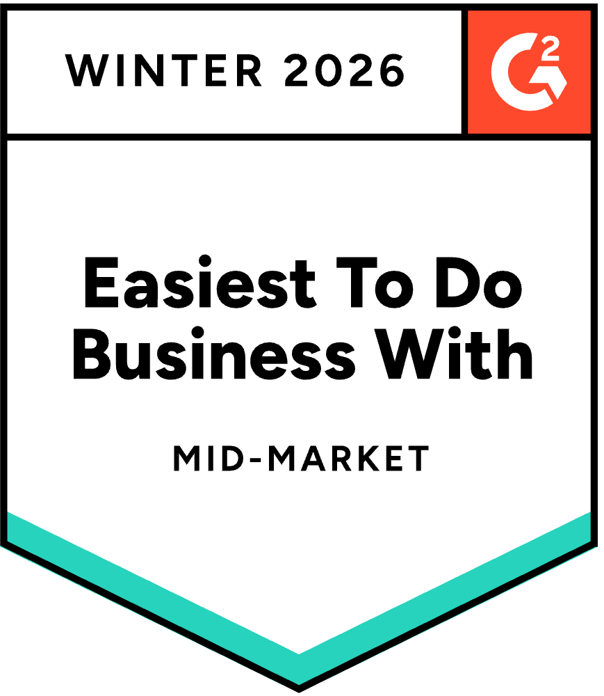 G2 Easiest To Do Business With Winter 2026