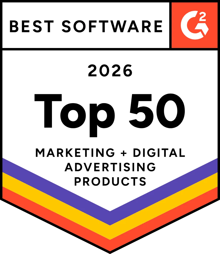 G2 Top 50 Marketing & Digital Advertising 2026